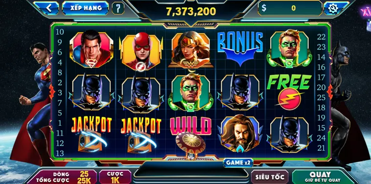 Chinh Phục Siêu Phẩm Nổ Hũ Justice League Tại 789Club Với Giải Thưởng Khổng Lồ