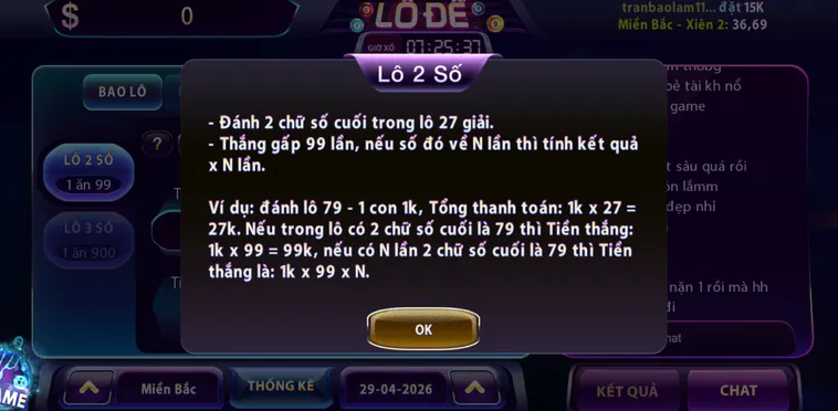 Trải Nghiệm Sảnh Lô Đề Tại 789Club Thắng Lớn Với Tỷ Lệ Cao