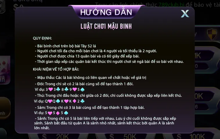 Trải Nghiệm Đỉnh Cao Mậu Binh Tại 789Club Thắng Lớn Mỗi Ngày