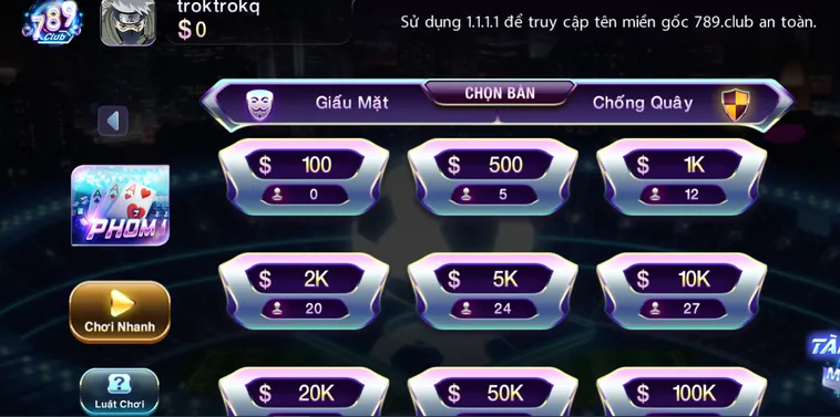 Chinh Phục Đỉnh Cao Phỏm Tại 789Club Thắng Lớn Mỗi Ngày