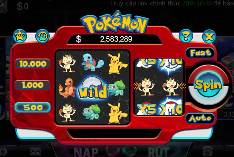 Trải Nghiệm Minigame Pokemon Tại 789Club Với Đồ Họa Cực Đỉnh Và Thưởng Khủng