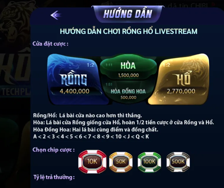 Chinh Phục Bàn Cược Rồng Hổ Casino Tại 789Club Nhận Thưởng Tiền Tỷ