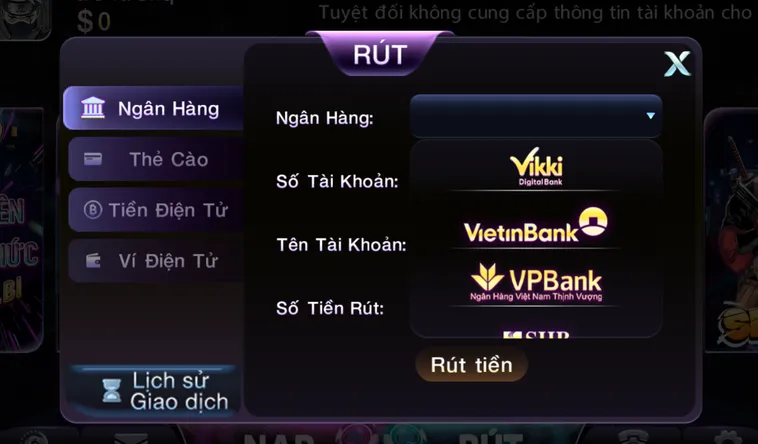 Hướng Dẫn Rút Tiền 789Club Về Tài Khoản Siêu Tốc Chỉ Trong Vài Phút