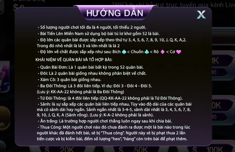 Đấu Trường Tiến Lên Miền Nam Tại 789Club Nơi Hội Tụ Những Cao Thủ Đỉnh
